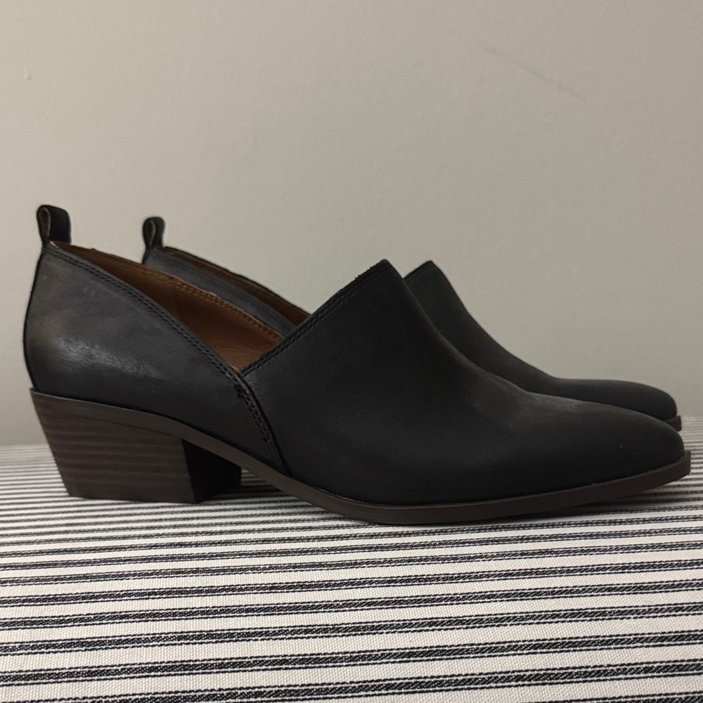 Lucky Brand Black Heeled Boots